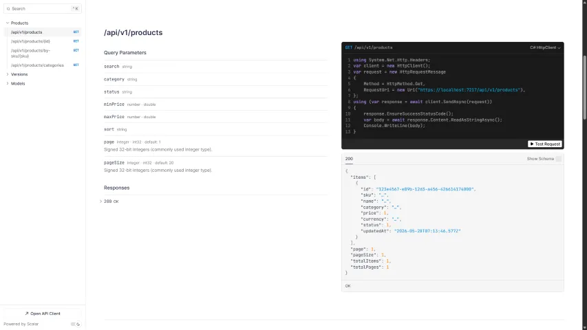 Integration von Produktdaten