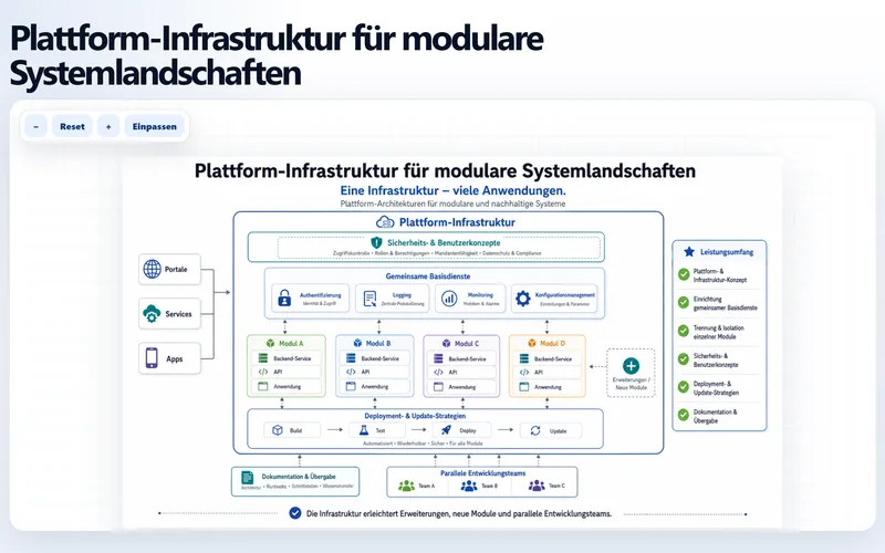 IT-Systeminfrastruktur für API- und Backend-Lösungen
