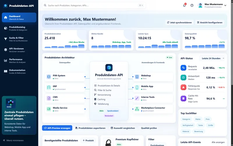 Integration von Produktdaten