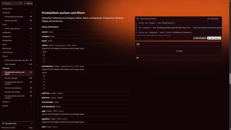 Web-API & Backend